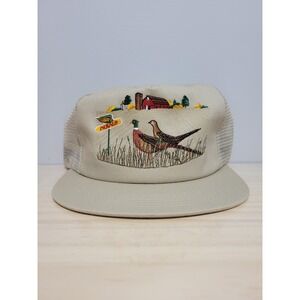 Vtg 90s K-PRODUCTS TRUCKER DEKALB Pheasants Snapback vintage K-Brand K-Products